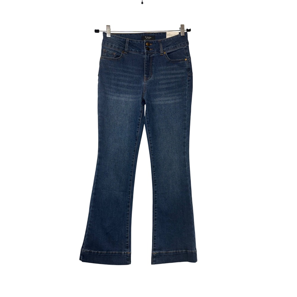 d.jeans New York Womens High Rise Slim Bootcut Butt Sculpt Jeans Blue Size 6 NEW